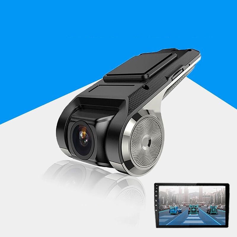 Car USB Dashcam 1080P Single Record Front Driving Video Recorder