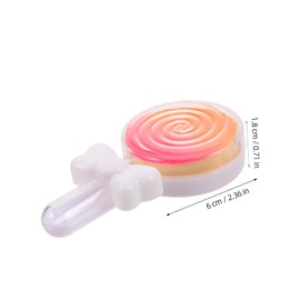 IWOWHERO Triangular Cut Lollipop Powder Puff Gentle Makeup Sponge Dry Wet Applicator for Face for Cosmetics