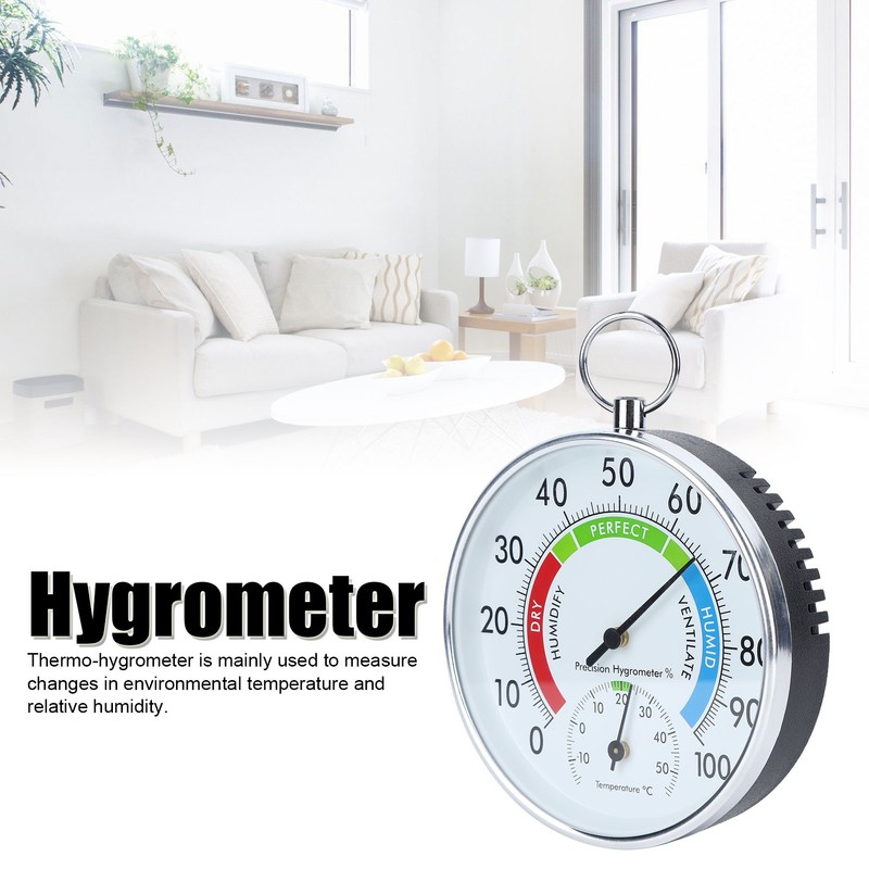 Indoor Thermometer Hygrometer Wall Hanging Temperature Humidity Meter for Home