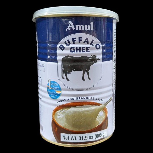 Amul Buffalo Ghee – 31.9oz | Pure & Granular Ghee