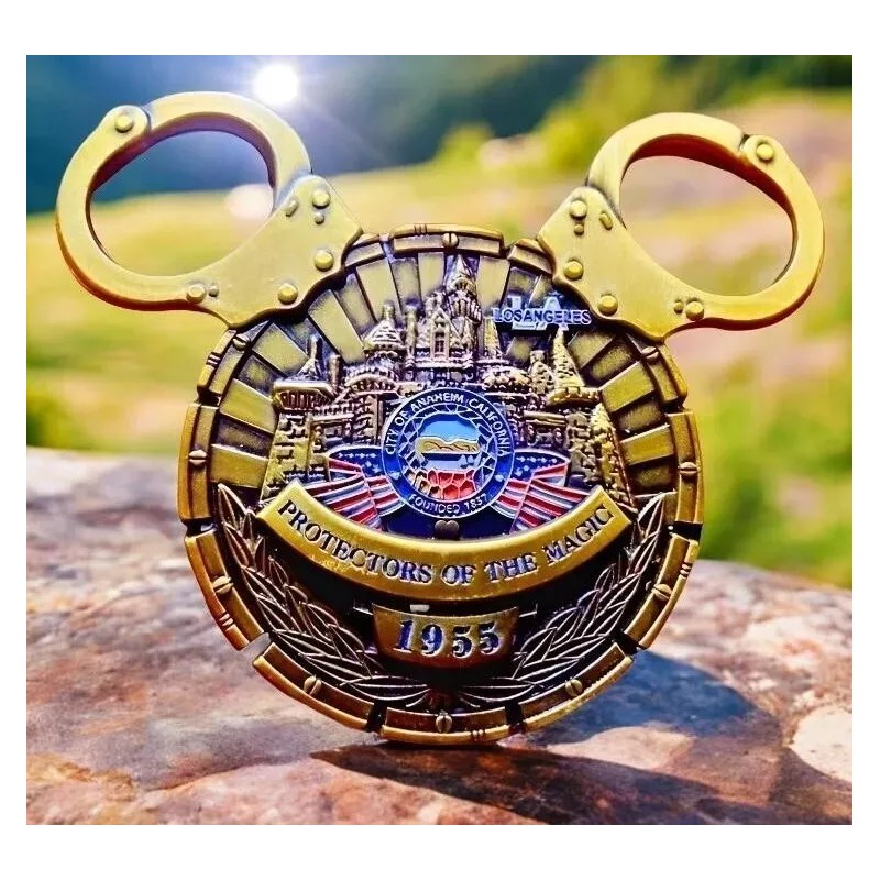 U.S. Secret Service Deep Gray Disneyland Mickey Mouse Handcuff Challenge