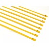Unbranded 8" UNIVERSAL STAINLESS STEEL CABLES ZIP TIES X4 YELLOW