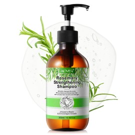 Strengthening Shampoo Rosemary | Rosemary Mint Shampoo, Rosemary Shampoo for Hair Growth Rosemary Mint Shampoo, Vegan Rosemary Shampoo Against Hair Loss with Biotin
