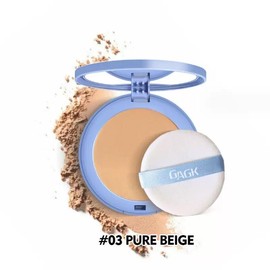 Control Pressed Powder, Matte Smooth Face Setting Powder, Waterproof Long Lasting Makeup Face Powder, Flawless Facial Powder Makeup,Minimizes Fine Lines and Pores:_Pure Beige