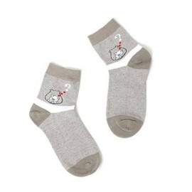 Pig Character Ankle Socks - Daily Wear, Random Color Assorted