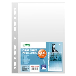 D.RECT Pack of 25 Document Wallets 120 µm/Mic/Micron Thickness 0.12 mm 238 x 305 mm Transparent