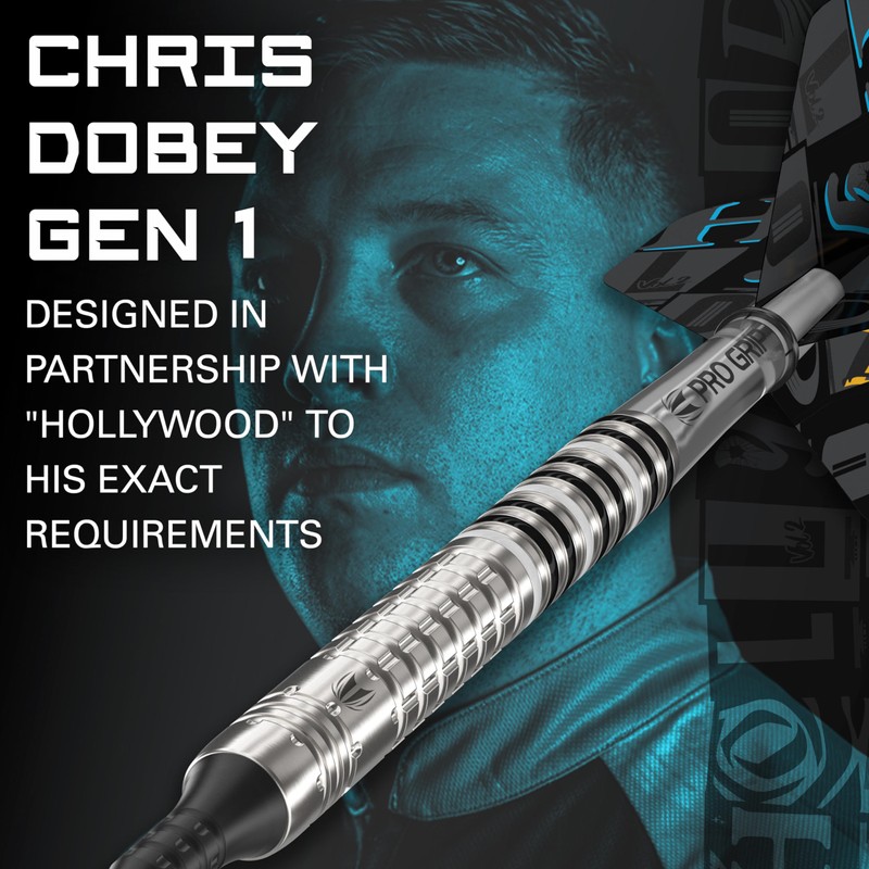 Target Darts Chris Dobey G1 19G 90% Tungsten Soft Tip