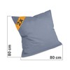 npluseins Plain Dyed Cushion Covers in Twin Pack and Subtle