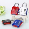 ABRAFOX Padlocks, Heavy Duty 4-Digit Re-settable Combination Codes Locks, Luggage