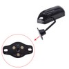 Universal F1 Style Side Mirrors Glossy Black Rear View Mirror