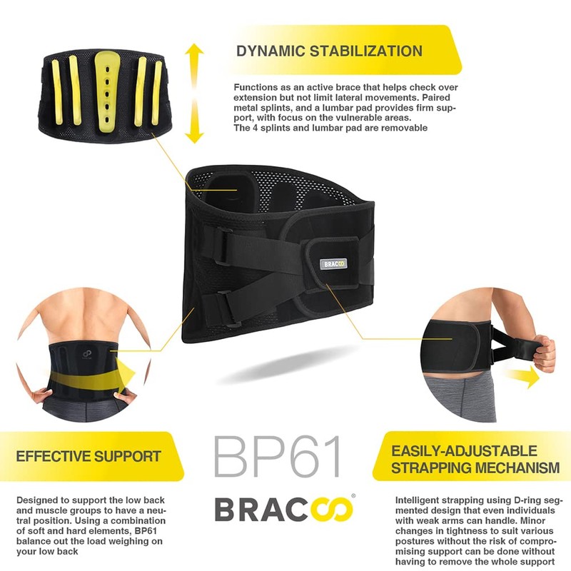 Bracoo BP61 Lumbar Support Wrap Breathable (M)