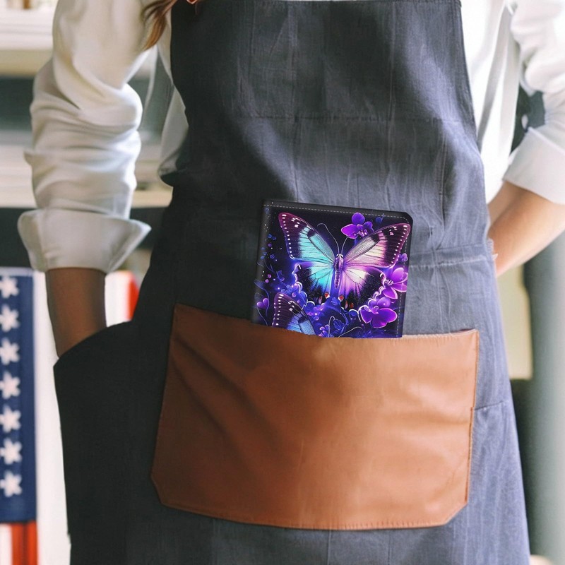 NLZQTTBD Server Books for Waitress Cute Waitress Book PU Leather