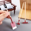 Miniature Dollhouse Garden Tools 3PCS Mini Doll House Working Accessories,