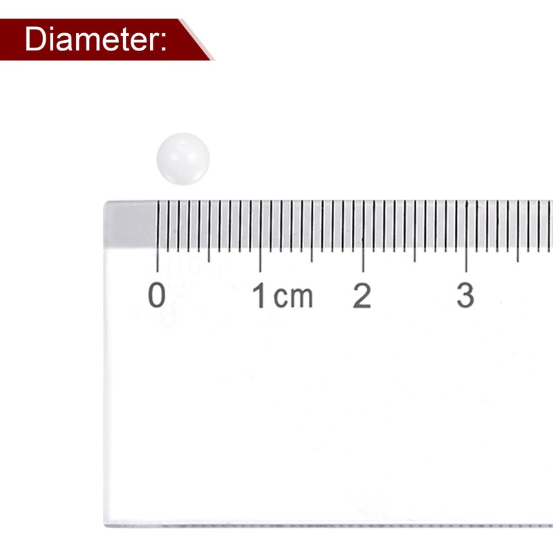 QUARKZMAN Ceramic Bearing Balls, Diameter 5 mm, ZrO2 Zirconium Oxide