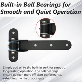2 Pack Heavy Duty Gate Hinges, 1000 lbs Capacity