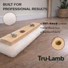Tru-Lamb 10" Lambskin Floor Applicators (3-Pack) – 100% Natural Lambswool
