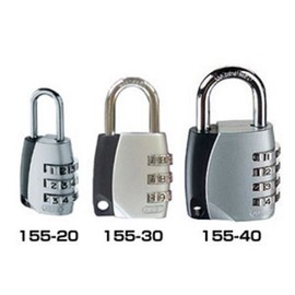 Japanese Lock Service ABUS Number Style Padlock, 155 Series, 20