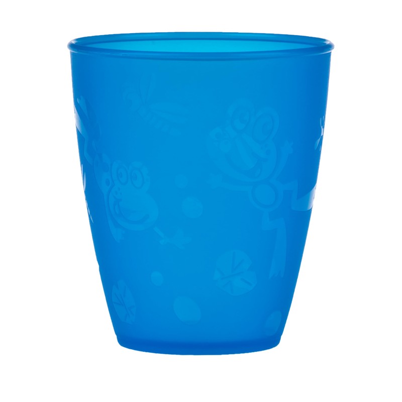 Nuby Plastic Fun Drinking Tumblers, Colors May Vary, 10 Oz,