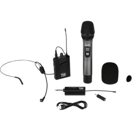 Galaxy Audio GTU-SHP5AB GTU Galaxy Trek UHF Dual Wireless Combo Mic System
