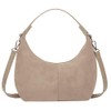 Suede Crescent Bag Women 2024 Retro Suede Slouchy Bag Fall