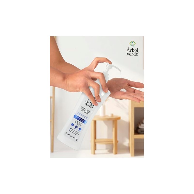 Arbol Verde Crema Corporal Hidratación Profunda