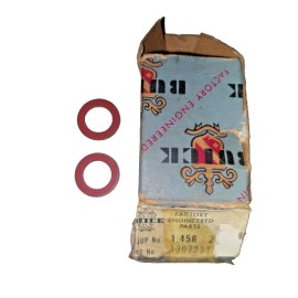 Buick 1938 1939 Buick NOS Oil Pan & Transmission Drain Plug Fiber Washer Gasket 2 pcs.
