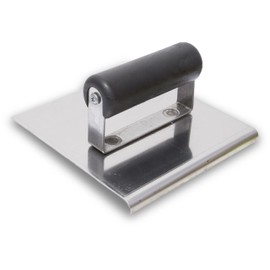 MARSHALLTOWN QLT Stainless Steel Hand Edgers, Plastic Handle Material, 152mm Width, 152mm Length, 3mm Radius, 6mm Lip, Made In The USA, CE511SP