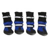 4Pcs Dog Boots Waterproof Pet Booties Reflective Breathable Wearproof High