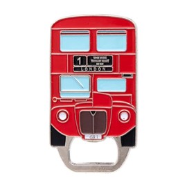 Generic Red London Bus Infill Metal Bottle Opener Magnet, Pack of 1, 70177-000