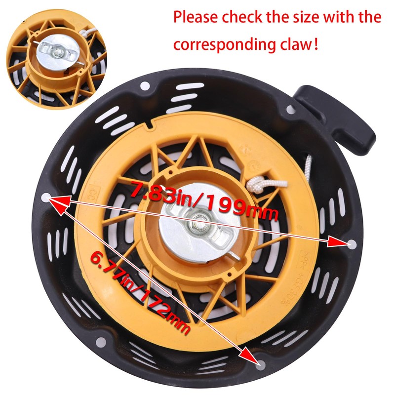 TKCBCD GX390 GX340 Recoil Starter Compatible with Champion 389cc 439cc