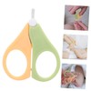 Kisangel Stainless Steel Nail Scissors for Boy Girl Rounded Edge