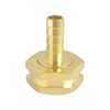 Hooshing 1/4" Barb x 3/4" GHT Female Garden Hose Adapter