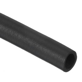 PATIKIL 18mm ID x 38mm OD x 1m Long Pipe Insulation Foam Tube, Pipe Cover Wrap Roll EPDM Bar Tubing for Handle Grip HVAC Air Conditioner Units, Black