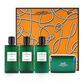 (Old type) Hermes Amenity Eau d’Orange Vert Hair 4-piece set / (구형) 에르메스 어메니티 오 도랑쥬 베르트 헤어 4종 세트