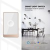 Smart Wall Light Switch, 2.4GHz 1 Gang WiFi Touch Switches,