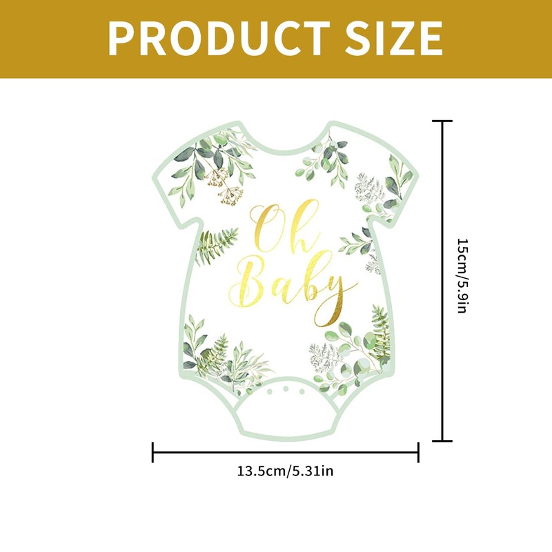 20 Pcs Baby Prediction Cards,Baby-Shower Games,Advice Gender Gifts Reveal Card,with