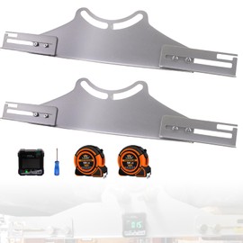 RULLINE 2PS Toe Alignment Tool with Digital Angle Finder, Wheel Alignment Plates Automotive Kit for Car and Truck, Accurate and Fast Toe Measurement,Compatible with M14 Wheel Bolts