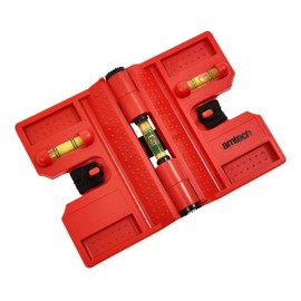 Amtech P4875 Adjustable Post Level, Magnetic and Durable with 3 Spirit Levels