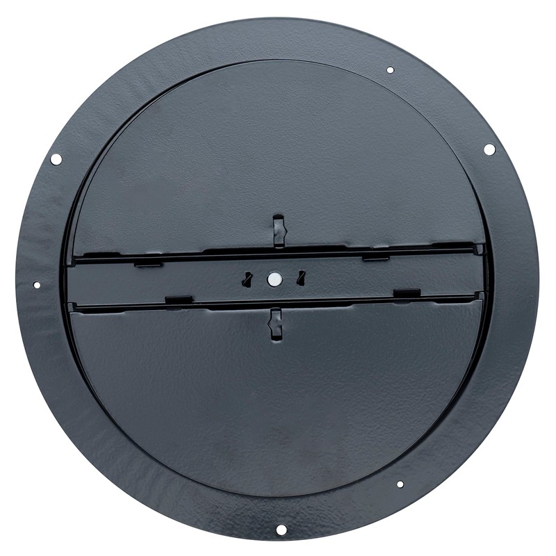 Handua 12" [Neck Size] Steel Butterfly Damper for Round Ceiling