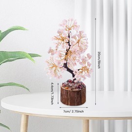 Bocguy Amethyst Kristallbaum Kristalle, Rosa