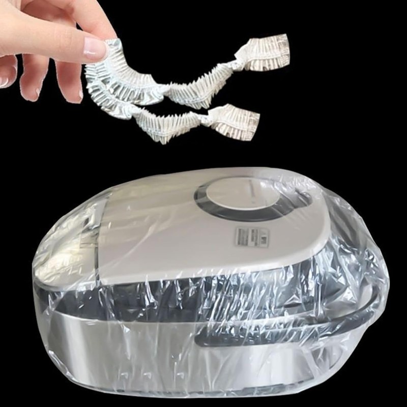 Pack of 10 Transparent Kitchen Appliance Dust Covers - Waterproof