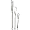 Chef Craft Steel Mini Whisk Set of (3) 5"-7"-8" Chrome