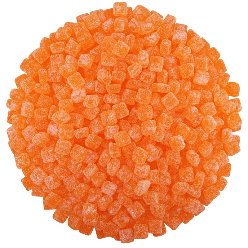 FirstChoiceCandy Sour Chewy Cubes Candy (3 Pound, Orange)
