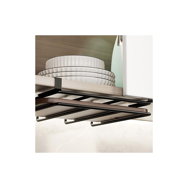 Zerodis Hanging Chopping Board Shelf, Hanging Shelf Under Cabinet Multipurpose