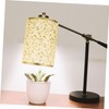 ORFOFE Fixture Decorative Fabric Lamp Shade Circle Shape for Table