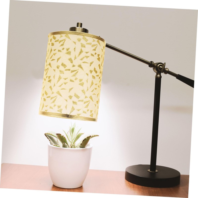 ORFOFE Fixture Decorative Fabric Lamp Shade Circle Shape for Table