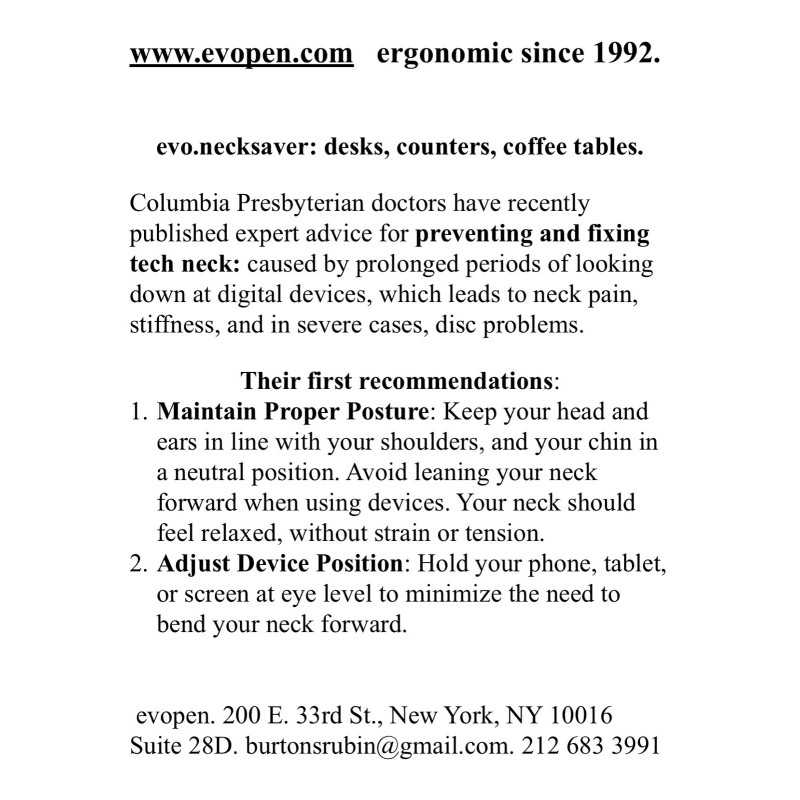 evopen smart phone neck saver