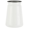 Ib Laursen Enamel White Vase Tall 15.5 cm