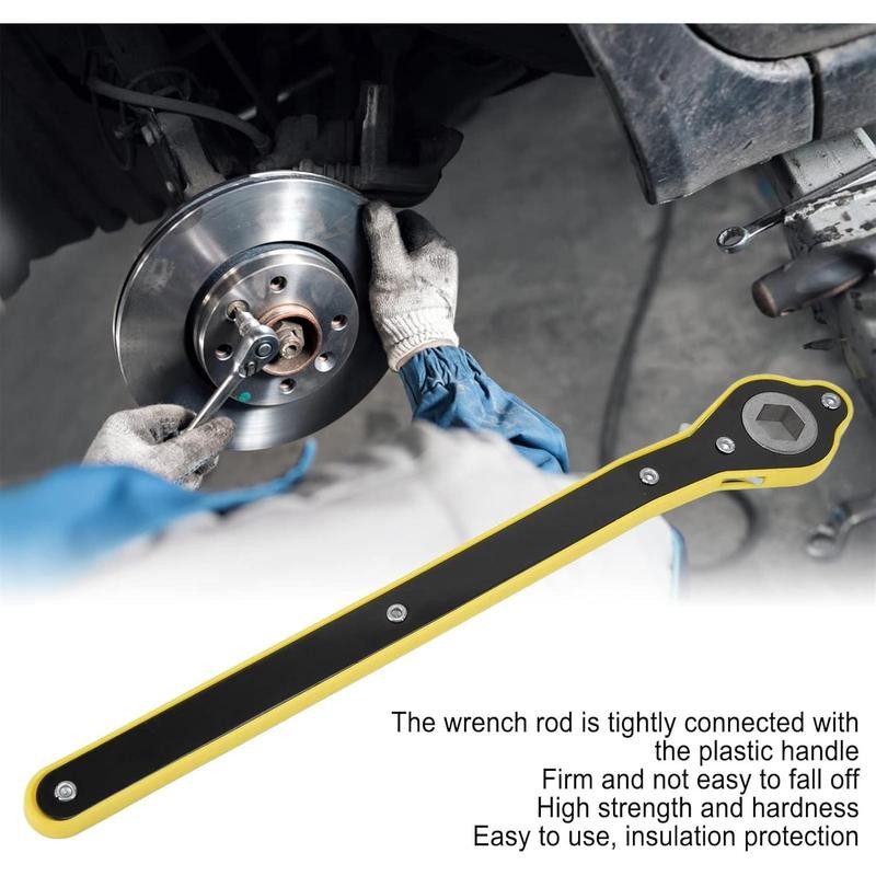 1PCS Ratchet Spanner, High Strength Saving Hex Gear Wrench Ratchet