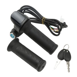 Electric Scooter Twist Throttle Grip Easy Installation Electric Bike Throttle Grip with Backlight LCD Panel 36V